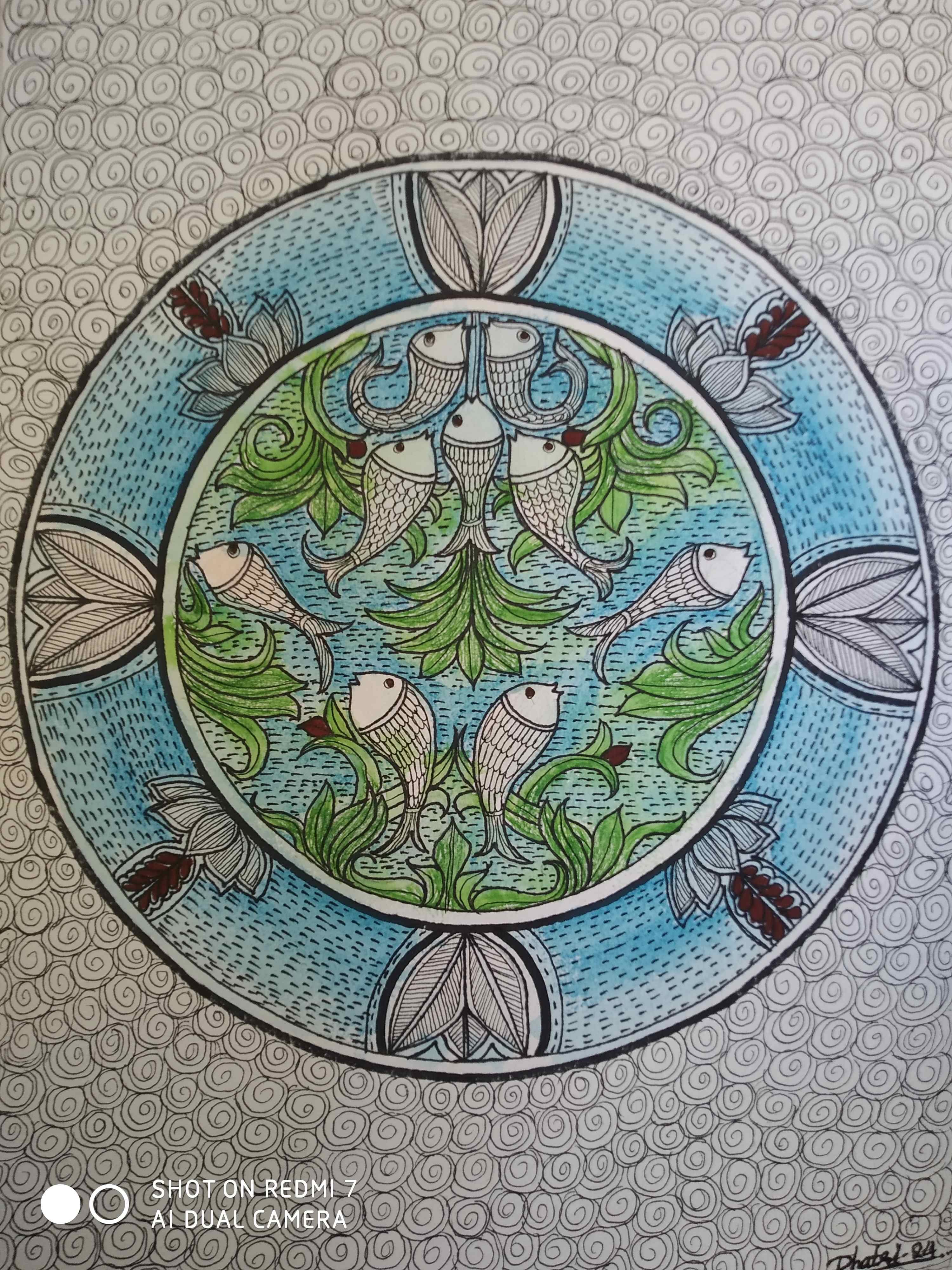 Madhubani Fishes-II