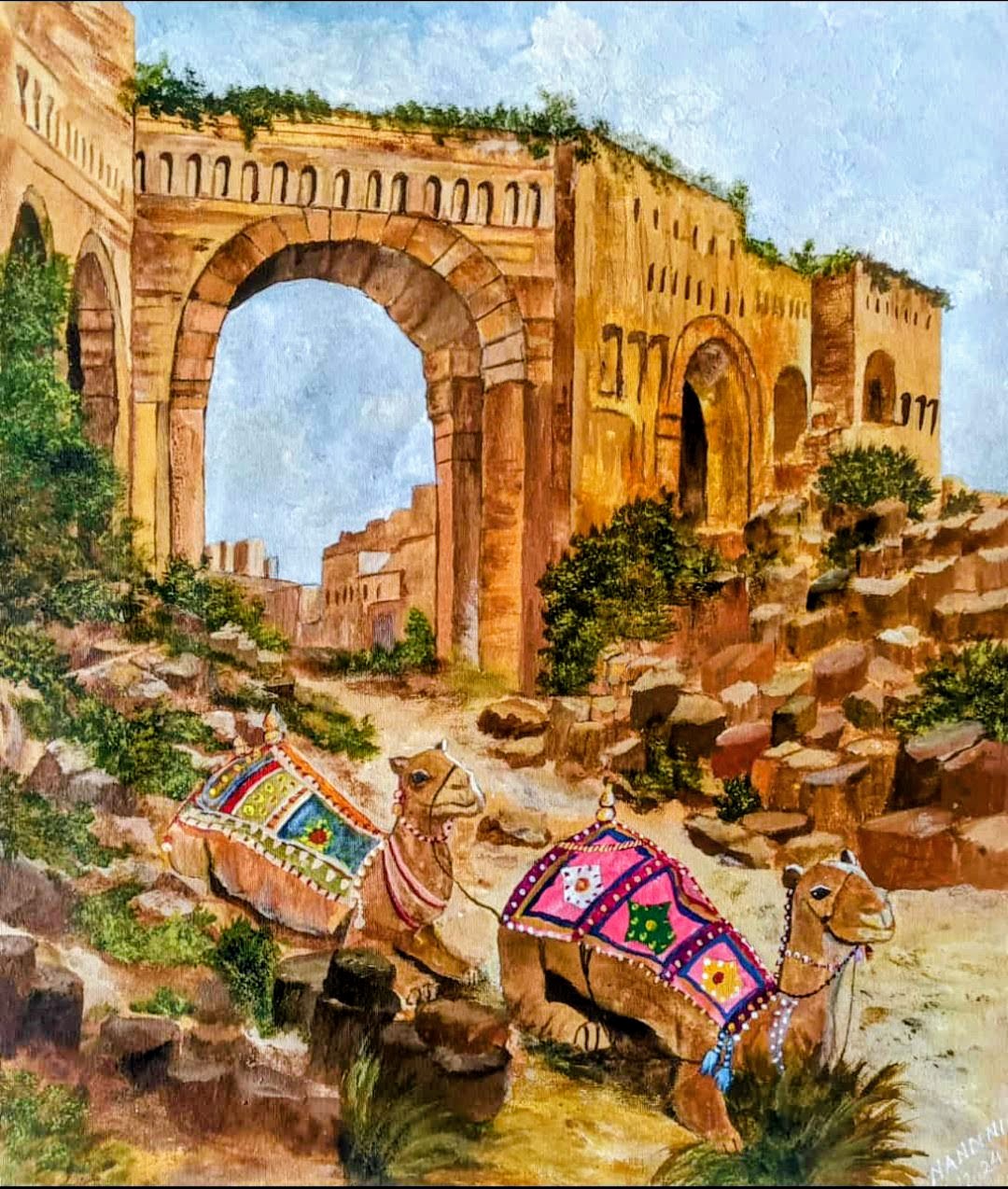 A village in the desert 