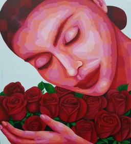 Lady and Roses